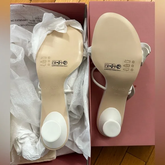 CULT GAIA Colette Sandal in Antique White - Picture 3 of 7